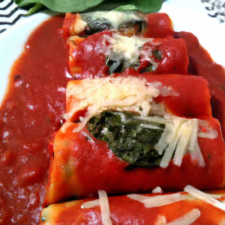 Deliciosos canelones de espinacas 1 Canelones de Espinacas