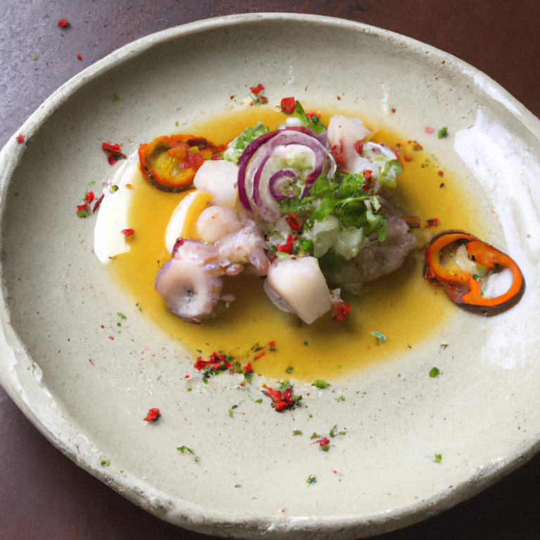 Receta de ceviche de pulpo chileno 6 Ceviche Chileno de pulpo