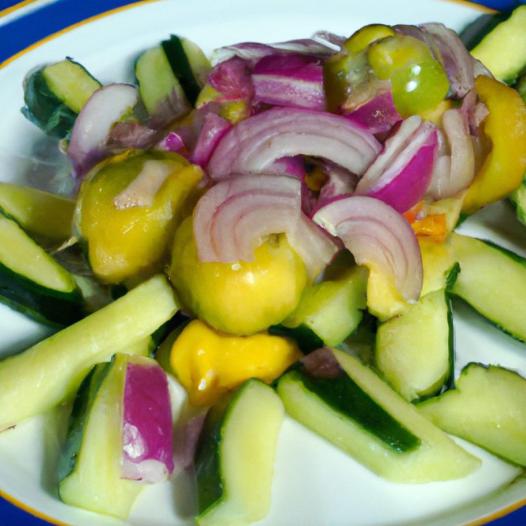 Ensalada de Pepino Ecuatoriana 4 Ensalada Ecuatoriana de pepino