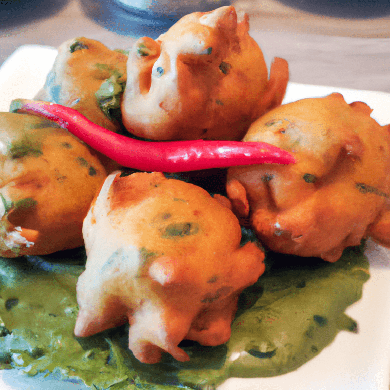 Pakoras Indias increíbles para dos 6 Pakoras Indias