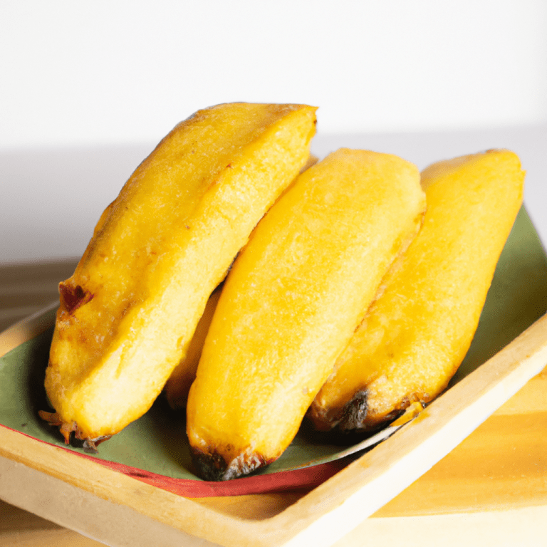 Plátano frito con zumo de naranja 7 Plátano frito con zumo naranja