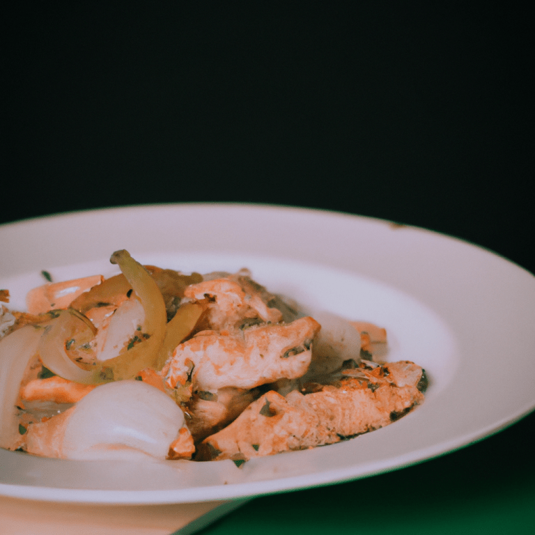 Pollo y cebolla en armonía: Receta para 2 10 Pollo con cebolla