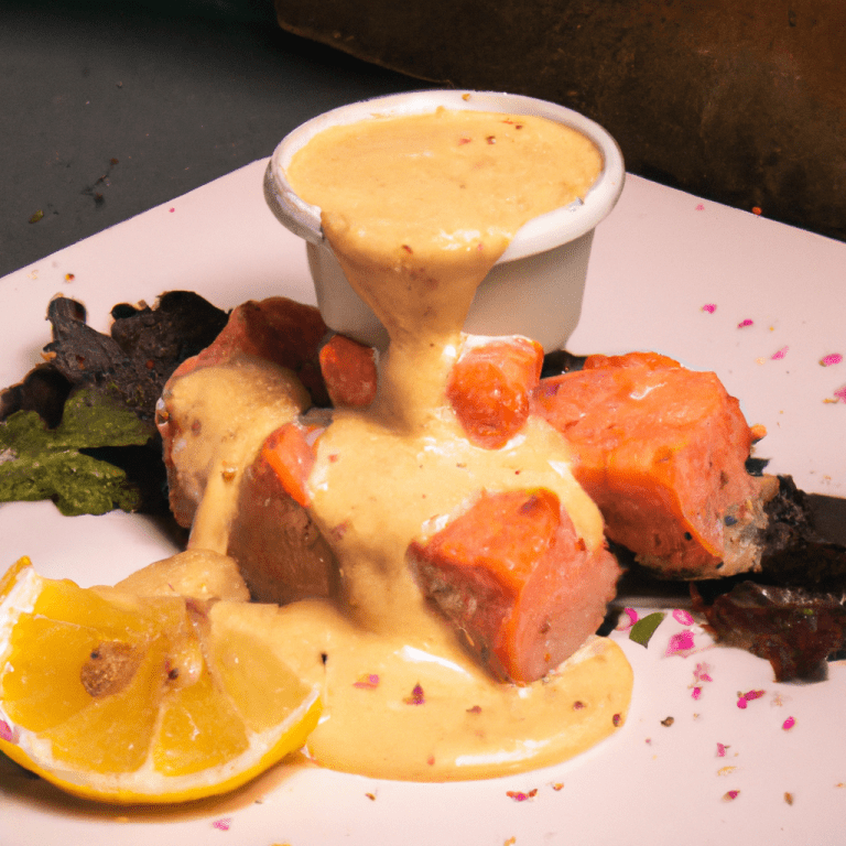 Saborea el mar con nuestro salmón con salsa de mostaza 9 Salmón con salsa a la Mostaza