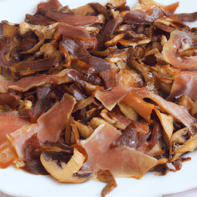 Setas salteadas con jamón 10 Setas salteadas con jamón