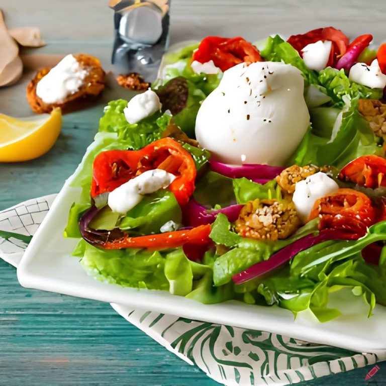 Ensalada gourmet de pimientos asados