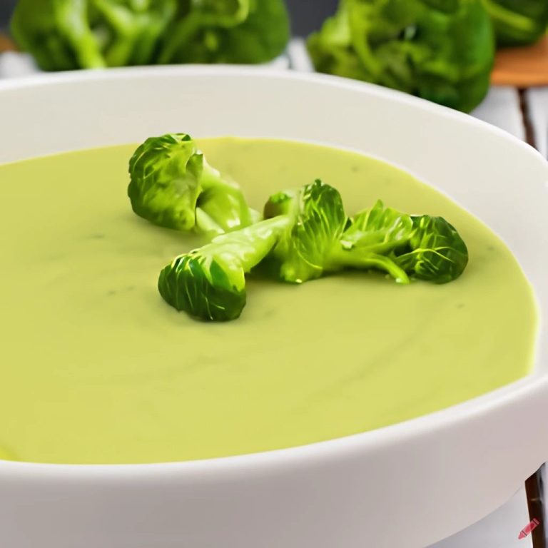 Crema de brocoli con crujiente de jamón 7 Crema de brocoli gourmet
