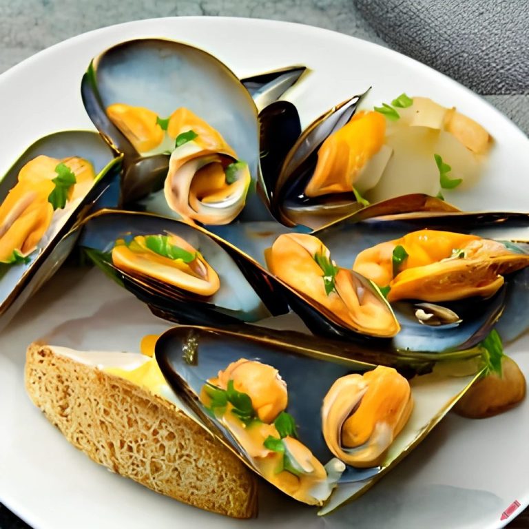 Mejillones al vino blanco y mantequilla de ajo 4 Mejillones gourmet