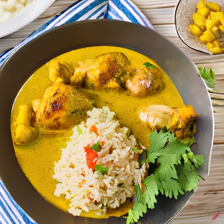 Muslos de pollo en salsa de coco y curry 10 Muslos de pollo gourmet asia