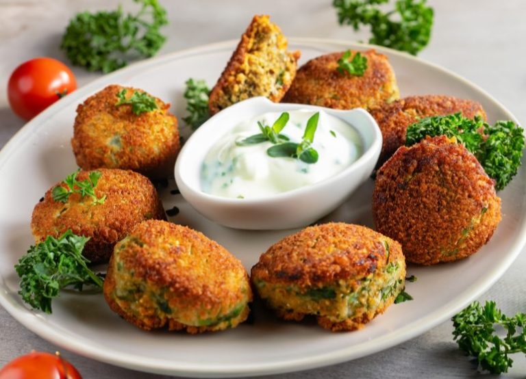 Croquetas de Verduras con Salsa 10 Croquetas de verduras