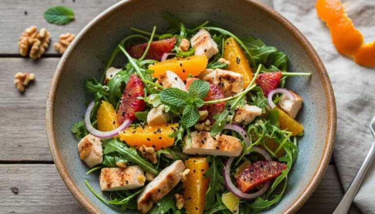 Ensalada de Pollo y Naranja: Receta Uruguaya Definitiva 3 Ensalada de Pollo y Naranja: Receta Uruguaya Definitiva 1